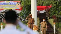 Wali Kota Tarakan Khairul secara resmi membuka pelaksanaan pendidikan dan pelatihan (diklat ) Calon Pasukan Pengibar Bendera Pusaka (Capaskibraka) Kota Tarakan tahun 2021.