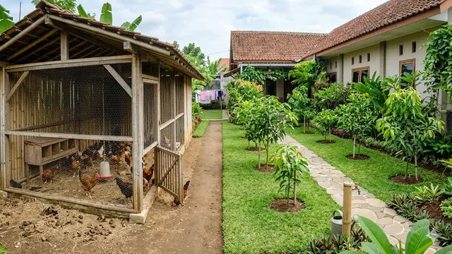 Ide Usaha Ternak Ayam Kampung dan Pohon Buah Mini/Gemini