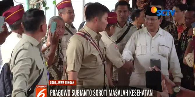 Hadiri Simposium Dokter di Solo, Prabowo Soroti Masalah Pelayanan Kesehatan