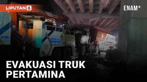 VIDEO: Evakuasi Truk Kecelakaan Maut Cibubur berlangsung Dramatis