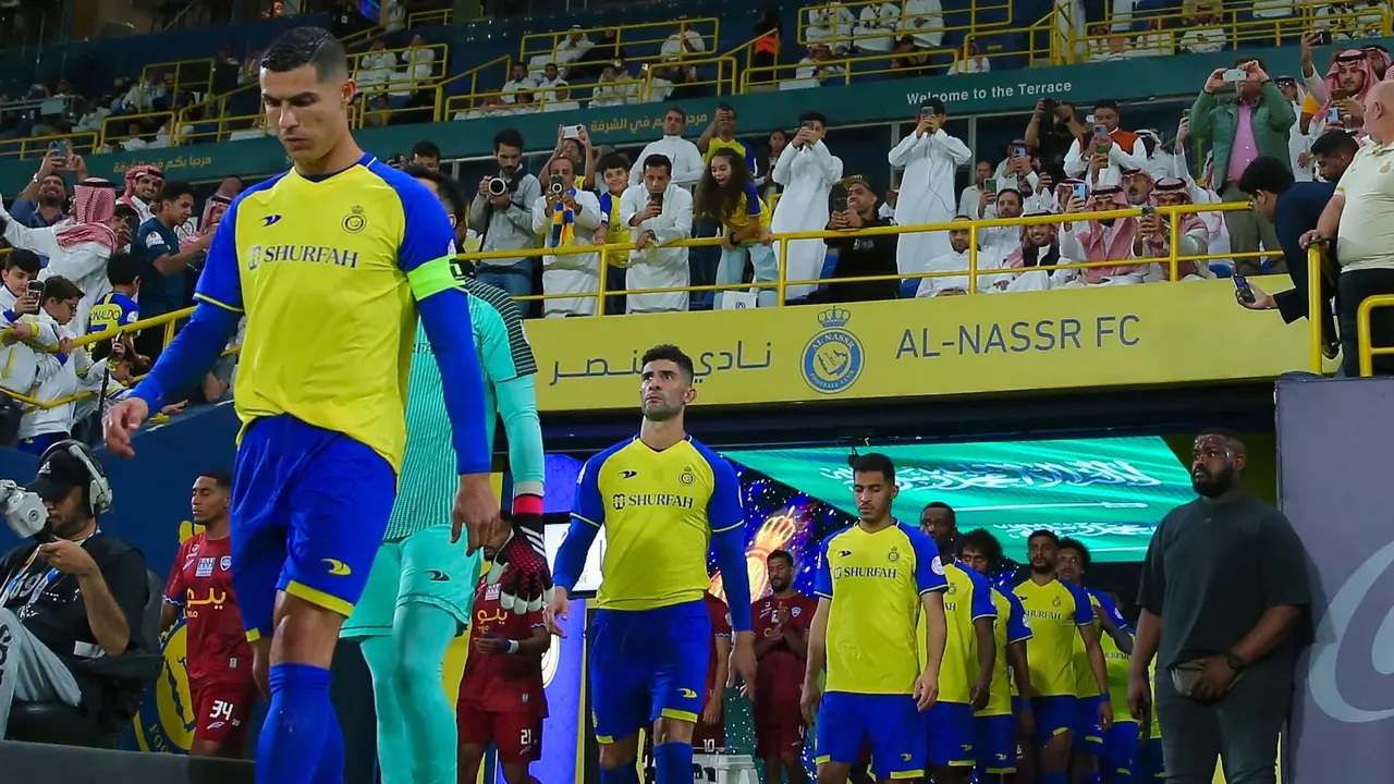 Foto: Girangnya Ronaldo setelah Mencetak Gol Cantik Melalui Tendangan Bebas dan Bantu Al-Nassr Raih Kemenangan