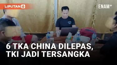 Polisi Lepas 6 TKA China Terkait Kerusuhan PT GNI