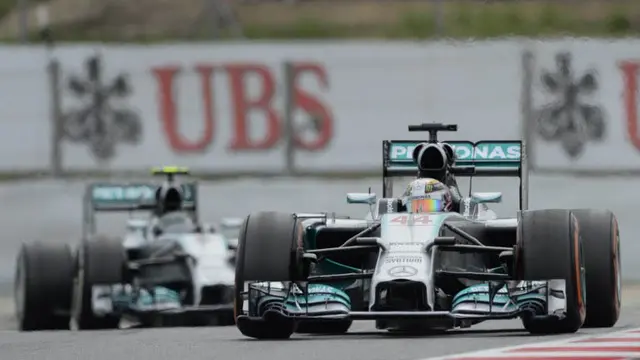 Lewis Hamilton dan Nico Rosberg