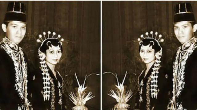 Susilo Bambang Yudhoyono dan Ani saat menjadi pengantin/istimewa
