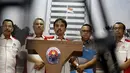 Komentar Ahok soal proyek MRT yang terkendala izin Kemenpora menjadi pemicu pengiriman surat somasi tersebut, Jakarta, Senin (9/6/14). (Liputan6.com/Faizal Fanani)