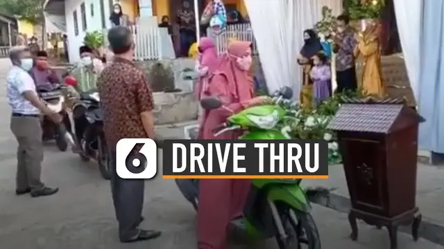 VIDEO: Kreatif, Kondangan Drive Thru Solusi Saat Pandemi