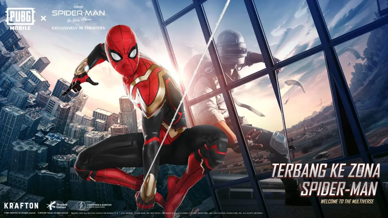 Spider-Man: No Way Home di PUBG Mobile