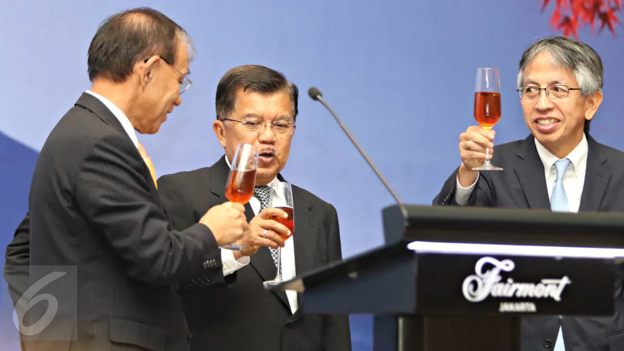 20151214- Wapres Jusuf Kalla Hadiri HUT Kaisar Jepang-Jakarta- Immanuel Antonius