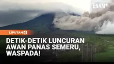 Gunung Semeru di Lumajang kembali erupsi pada Selasa sore dengan memuntahkan awan panas guguran ke sisi tenggara sejauh tiga kilometer.