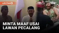 Ahmad Zaini dan Muhammad Rasyad, penduduk Desa Sumberklampok, Buleleng yang melawan pecalang saat perayaan Hari Raya Nyepi pada hari akhirnya meminta maaf.