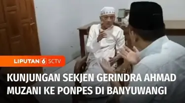 Sekjen Partai Gerindra, Ahmad Muzani, melakukan safari politik ke pondok pesantren di Banyuwangi, Jawa Timur. Dalam kunjungannya, Ahmad Muzani mengungkapkan bakal calon wakil presiden yang akan mendampingi Prabowo nantinya  diharapkan muncul dari kal...