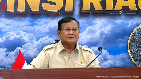 Prabowo Ungkap 900 Hektare Lahan Riau Masih Terbakar