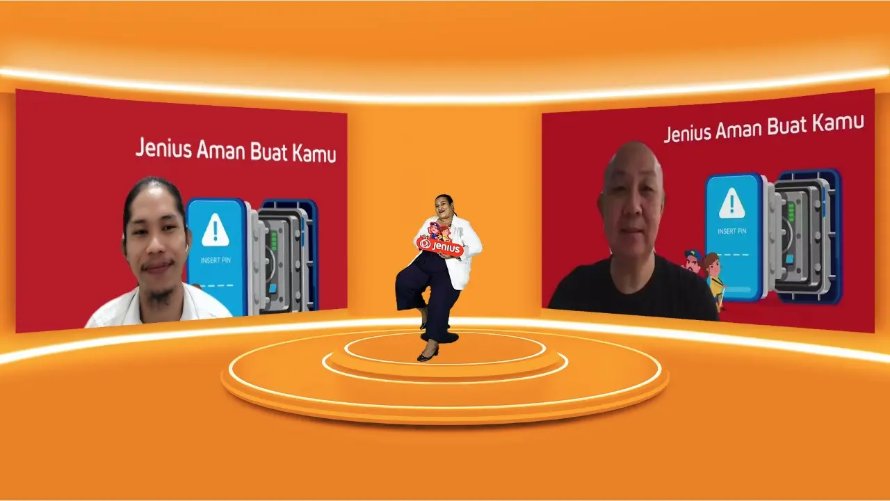Irwan Tisnabudi, Digital Banking Head Bank BTPN (kanan) dan Teguh Aprianto, Cyber Security Researcher & Consultant (kiri). (Dok. Jenius)