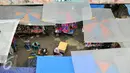 Pasar Rumput yang dahulu kala eksis, kini telah menyatu dengan pasar Manggarai, dan tidak ada lagi perdagangan rumput disana, Jakarta, Selasa (26/4/2016). (Liputan6.com/Yoppy Renato)