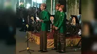 Jokowi hingga Kaesang Berbeskap Hijau di Midodareni Kahiyang Ayu