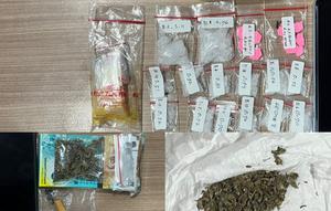 Barang Bukti Ekstasi dan Ganja yang Disita dari Lokasi Pesta Narkoba di Bekasi (Istimewa)