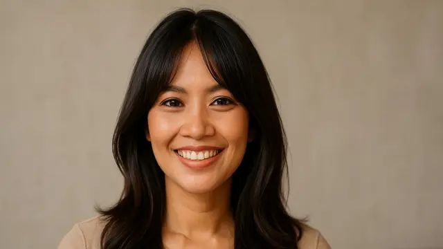 Model Tren Curtain Bangs 2025/Ilustrasi gambar oleh AI