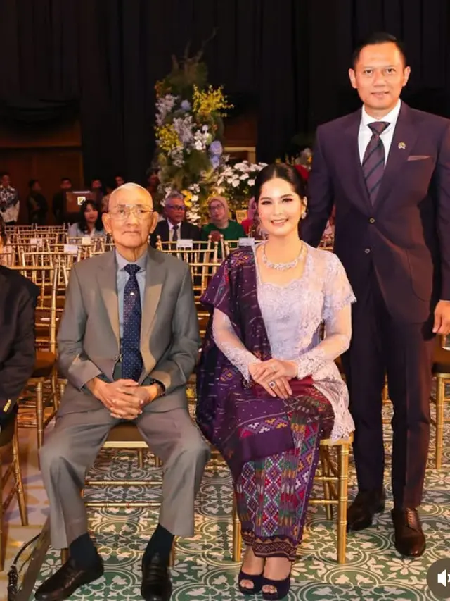 Penampilan Perdana Annisa Pohan Kenakan Kebaya di Tahun 2025. [@annisayudhoyono]