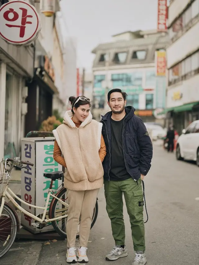 Jeje Govinda dan Syahnaz Sadiqah. (Foto: Dok. Instagram @syahnazs)