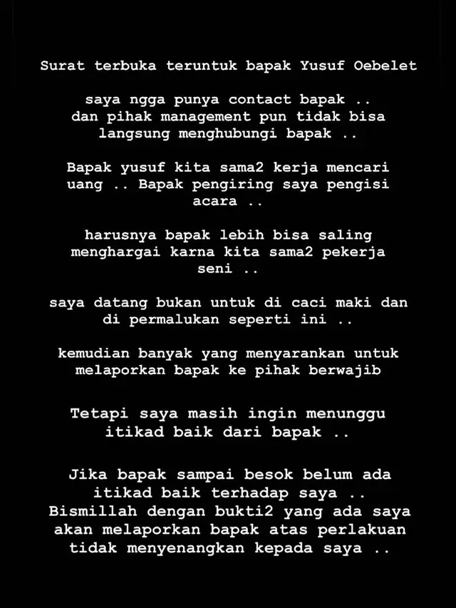 Berseteru dengan Music Director, Ini 4 Fakta Kasus Cita Citata Dimaki Yusuf Obet