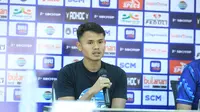 Penyerang andalan Persikabo 1973, Muhammad Dimas Drajad. (Nandang Permana/Bola.com)