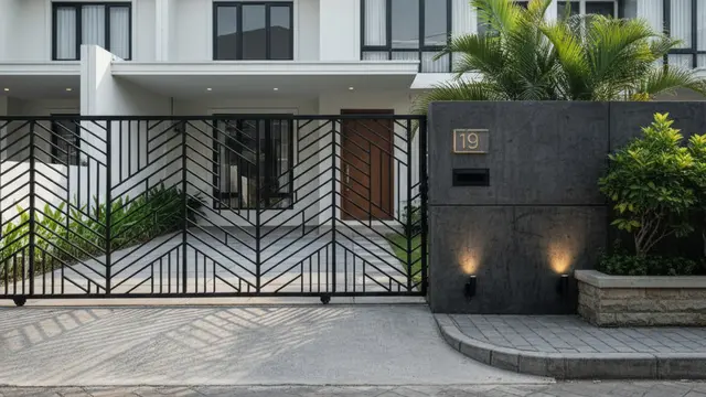7 Model Pagar Besi Hollow Rapat 2025, Tampil Modern, Aman dan Elegan untuk Hunian Minimalis