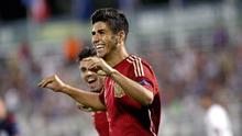 Gelandang Real Madrid asal Spanyol, Marco Asensio. (AFP)