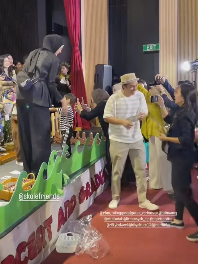 7 Potret Paula Verhoeven dan Baim Wong di Acara Kelulusan Sekolah Kiano