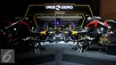 Stand Motor Sport Listrik Zero di IIMS, Jakarta, Kamis (27/8/2015). Karena ekonomi yang melemah target penjualan kendaaran di IIMS tahun ini diperkirakan tidak jauh berbeda dari tahun 2014 lalu sekitar Rp 5 triliun (Liputan6.com/JohanTallo)