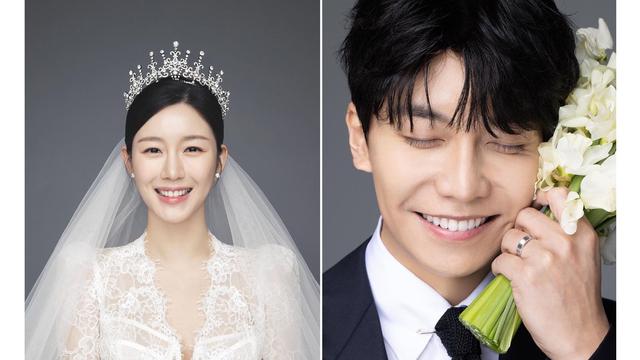 Pernikahan Lee Seung Gi dan Lee Da In. (Instagram/ 9ato_ent -  byhumanmade)