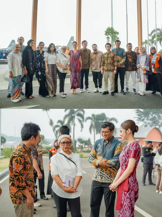 Potret Syifa Hadju Hadiri Pengiriman Bantuan Kemanusian untuk Gaza
