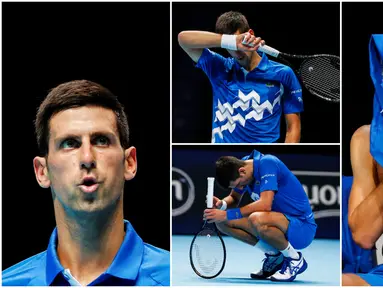 Petenis nomor satu dunia, Novak Djokovic, harus mengakui keunggulan petenis Rusia, Daniil Medvedev, usai disingkirkan pada aja ATP Finals di London. Novak Djokovic menyerah dengan skor 6-3, 6-3.