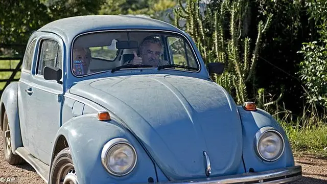 Aksi Dermawan Presiden Uruguay Di Atas VW Kodok