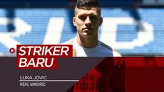 Berita video Real Madrid memperkenalkan striker barunya, Luka Jovic, di Santiago Bernabeu, Rabu (12/6/2019).