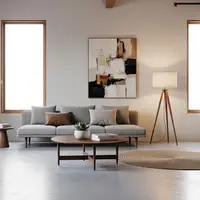Ruangan dengan Lantai Semen. (AI Generated)