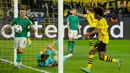 Niclas Fullkrug lebih dulu membawa Borussia Dortmund unggul pada menit ke-29. (AP Photo/Martin Meissner)