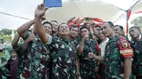Pangdam V Brawijaya, Mayjen TNI Farid Makruf saat melakukan kunjungan kerja ke Kodim 0827/Sumenep, Rabu (7/6/2023). (Liputan6.com/ist)