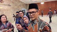 Juru Bicara Kementerian Perindustrian (Kemenperin) Febri Hendri Antoni Arif menjelaskan perkembangan terbaru mengenai Sritex. (Liputan6.com/Arief)