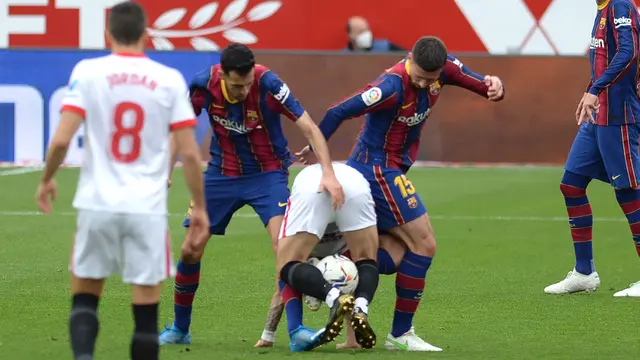 FOTO: Lionel Messi Gacor, Barcelona Raih 3 Poin di Markas Sevilla