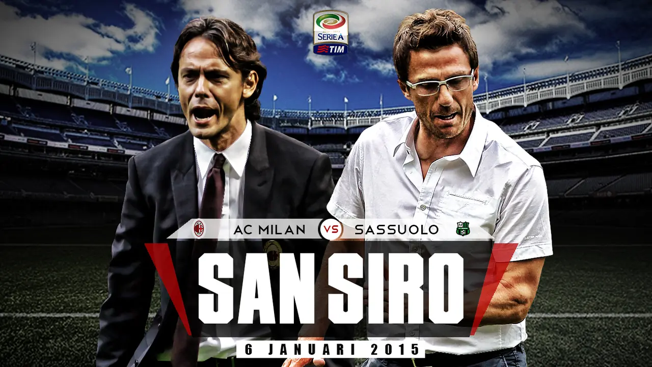 Prediksi AC Milan vs Sassuolo (Liputan6.com/Yoshiro)