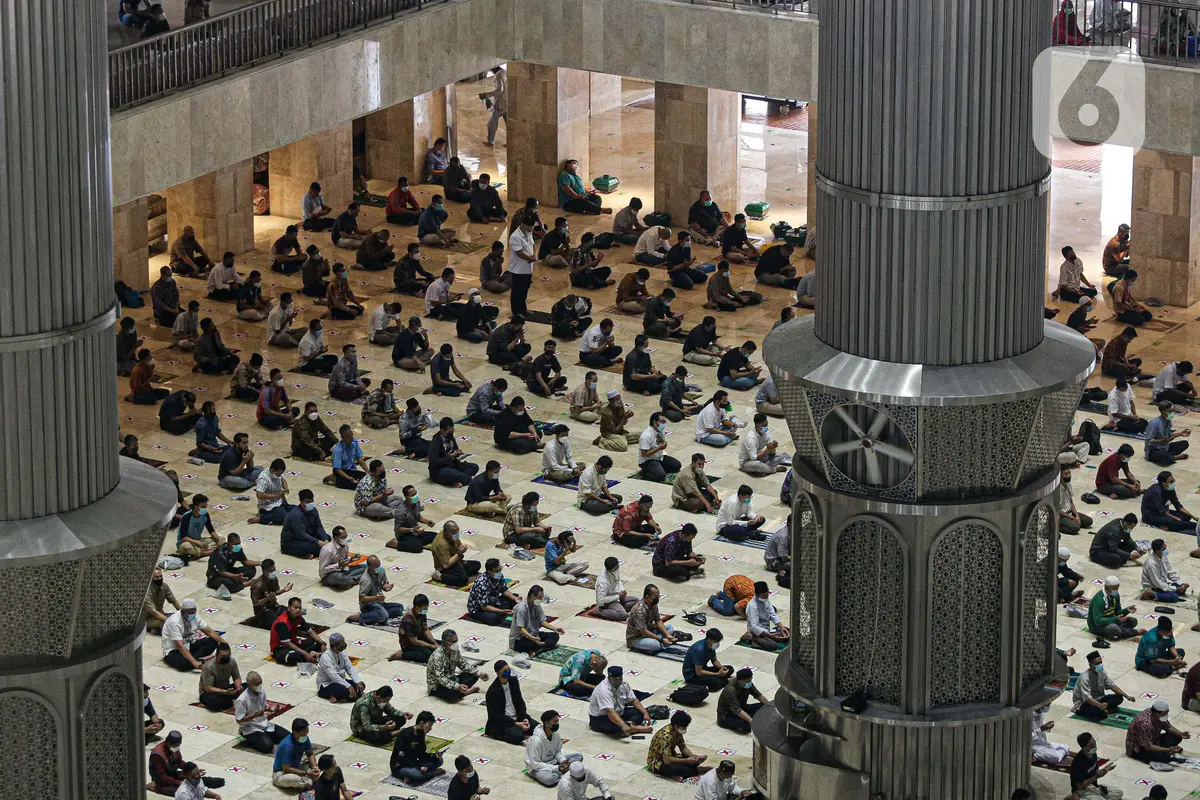 FOTO: Sholat Jumat Terakhir Ramadhan 1442 H