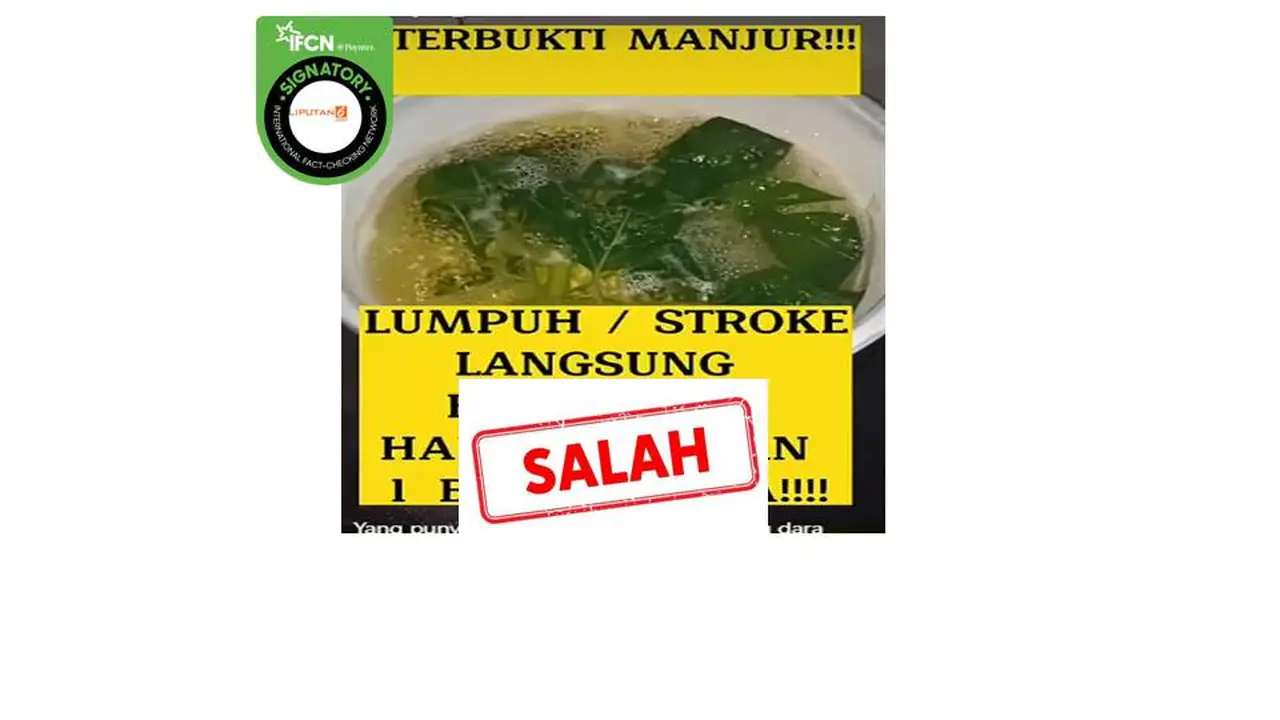 Cek fakta daun ciplukan
