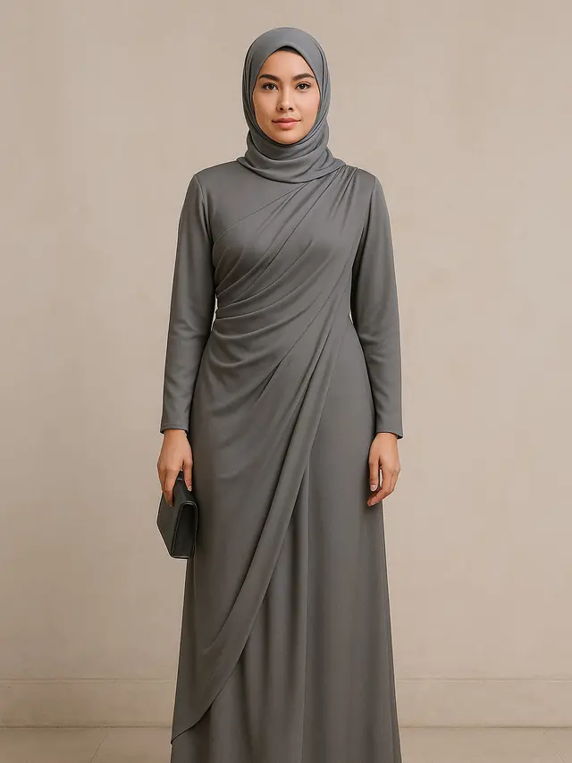 Model Gamis Kekinian untuk Wanita Tinggi 160an (Foto: ChatGPT)