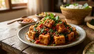 Resep Tahu Rica-Rica Kemangi, Pedas Gurih dan Harum