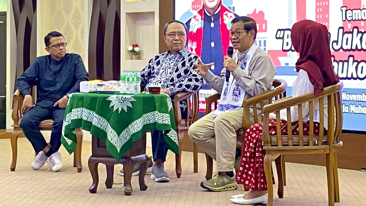 Calon gubernur (Cagub) nomor urut 3 Pramono Anung