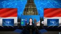 Konferensi pers virtual DANA saat mengumumkan fitur baru bersamaan ulang tahun yang keempat. (Foto: DANA)