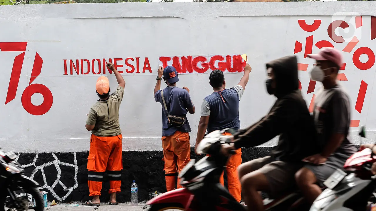 Mural Kemerdekaan Sambut HUT RI ke-76