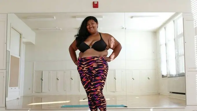 Pelaku Yoga Bertubuh Tambun Ini Memberimu Semangat Berolahraga