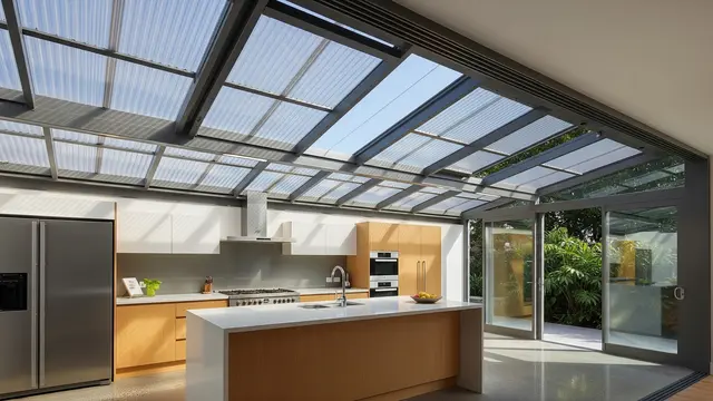 Model Atap Dapur Terbuka Sliding Buka Tutup Modern/Gemini AI