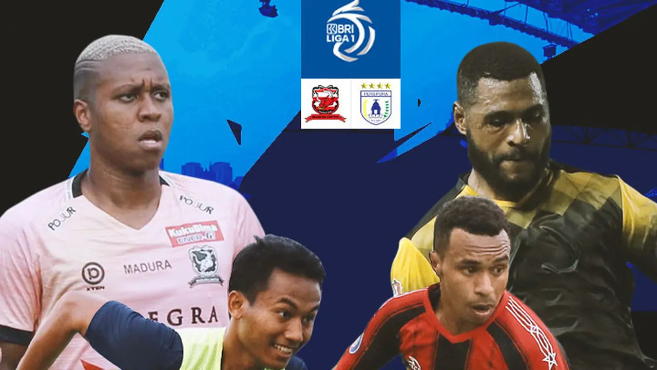 BRI Liga 1 - Duel Antarlini - Madura United Vs Persipura Jayapura